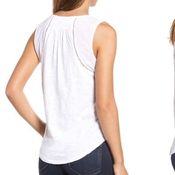Lucky brand white tank - Picture 2 of 5